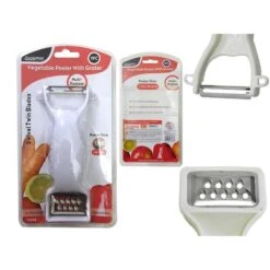 White Vegetable Peeler Grater 144PK