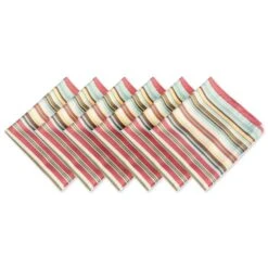 20 X 20 In. Summer Stripe Outdoor Napkin