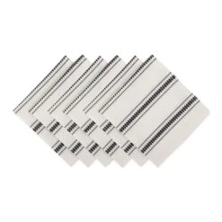 Zig Dobby Stripe Napkin