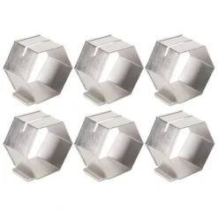 Antique Silver Place Holder Napkin Ring Set