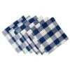 Navy Buffalo Check Napkin
