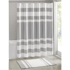 Polyester Shower Curtain - Grey