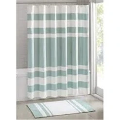 Polyester Shower Curtain - Aqua