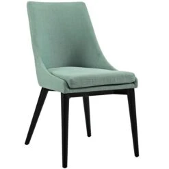 34 H X 19 W X 23.5 L In. Viscount Fabric Dining Chair, Laguna