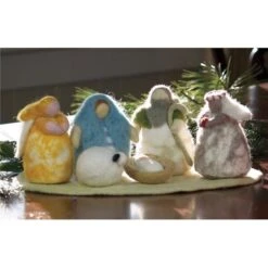 Prebook Items DZI480003000 Cozy Felt Nativity Home Accent