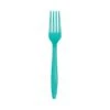 Teal Lagoon Premium Plastic Forks, 12PK