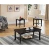 16 X 40 X 22 In. Wood Occasional Table Set, Espresso - 3 Piece