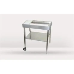 Kenyon A70026 Portable Grill Cart; Stainless Steel