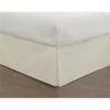 Todays Home TOH25014IVOR05 Basic Microfiber Tailored 14 In. Bed Skirt Ivory - California King