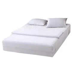 Wonder Pad WON164XXWHIT04 Zip Off Top Mattress Protector White - King