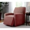 Madison Kathy Ireland Day Break Large Recliner Slipcover, Paprika