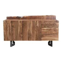 37 X 66 X 20 In. Bent Sideboard - Smoked Brown
