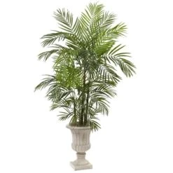 6 In. Areca Palm Artificial Tree In Urn