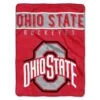 1COL-08030-0007-RET Ohio State Basic Raschel Throw