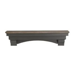 48 In. The Hadley Shelf Or Mantel Shelf Cottage Distressed Finish