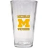 R & R Imports PNT2-C-MIC19 16 Oz Michigan Wolverines Pint Glass - Pack Of 2