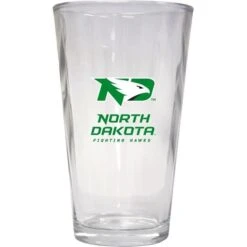 R & R Imports PNT2-C-NDO19 16 Oz North Dakota Fighting Hawks Pint Glass - Pack Of 2