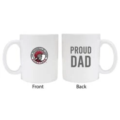 R & R Imports MUG2-C-TAM20 DAD University Of Tampa Spartans Proud Dad White Ceramic Coffee Mug - Pack Of 2