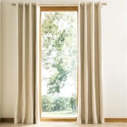 Safavieh 52 X 84 In. Nealonia Window Panel, Ivory