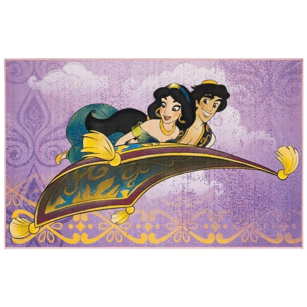 Safavieh 3 Ft. 3 In. X 5 Ft. 3 In. Disney Rectangle Power Loomed RugPurple & Gold 1 Safavieh 3 Ft. 3 In. X 5 Ft. 3 In. Disney Rectangle Power Loomed RugPurple & Gold