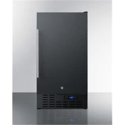 Summit Appliance FF1843BADA 18 In. Freestanding Or Built In Counter Depth Compact Refrigerator; Black