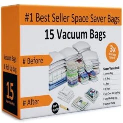 Everyday Home 83-77 Vacuum Storage Bags