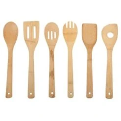 Bamboo Utensil Set - 6 Piece