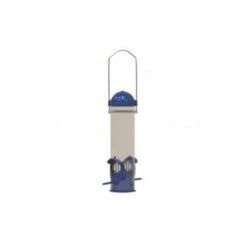 2 Port Dried Mealworm Tube Bird Feeder