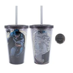 Silver Buffalo 230853 16 Oz DC Comics Batman Logo Cold Cup