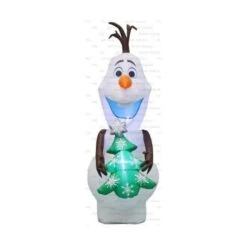 Gemmy Industries 266723 Airblown Olaf Holding Christmas Tree
