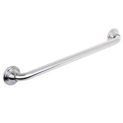 Utopia Alley Decorative Shower Safety Grab Bar Brushed Nickel 24"