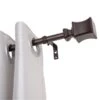 0.75 In. Curtain Rod For 28-48 In. Windows, Oil Rubbed Bronze