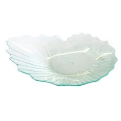Titos Transparent Green Leaf Dish - 1.5 Oz., 1152PK