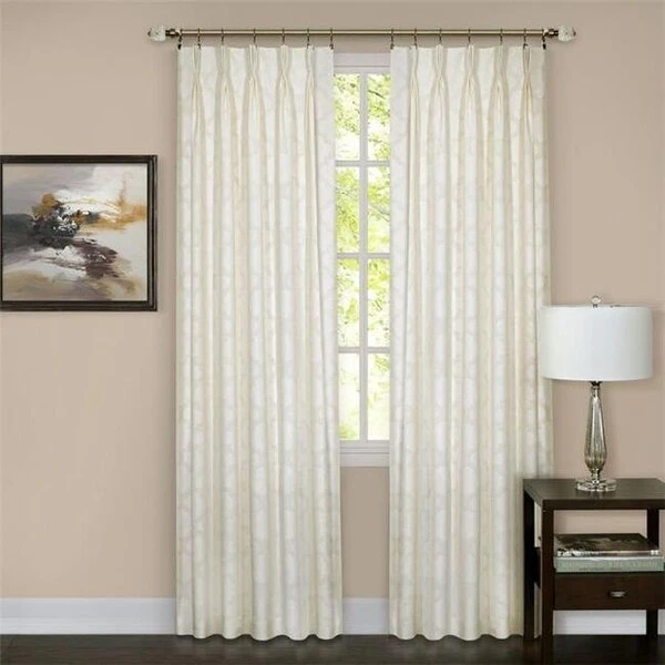 Windsor Pinch Pleat Panel 34 X 63 - Ivory 1 Windsor Pinch Pleat Panel 34 X 63 - Ivory