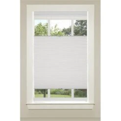 Top-Down Bottom-Up Cordless Honeycomb Cellular Shade, White - 39 X 64 In.