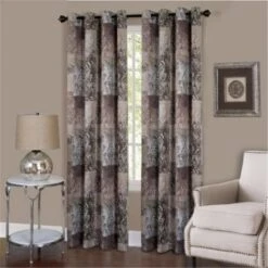 Achim Importing VGPN84BR06 50 X 84 In. Vogue Grommet Window Curtain Panel; Brown