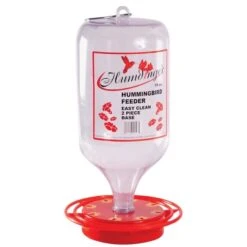 107 72 Oz Humming Bird Feeder Red Plastic Bottle