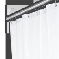 AJW UX250A-4272 42 In. W X 72 In. H Shower Curtain - Anti-Bacterial Fabric