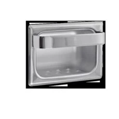 AJW UX81-SF Satin Soap Dish With Wash Cloth Bar - Recessed