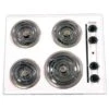 Brown WEL03 24in Electric Cooktop Coil Top - White