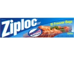 Sc Johnson J30 00389 10 In. Gallon Plastic Freezer Bags 15-bags