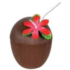 Plastic Coconut Cup, 12PK
