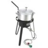 Bayou Classic B135 Outdoor Fish Cooker - 21 Inch Tall Frame With 10 PSI Regulator