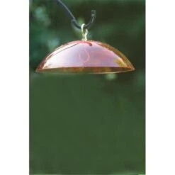 Birds Choice ORANGE DOME Orange Wash Brass Dome