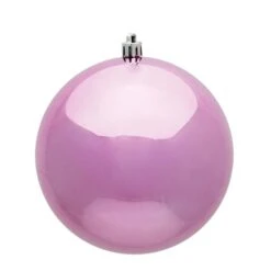 2.4 In. Pink Shiny Christmas Ornament Ball, 60PK