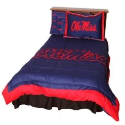 College Covers MISCMTW Ole Miss Reversible Comforter Set - Twin