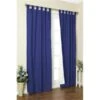 Thermalogic Insulated Solid Color Tab Top Curtain Pairs 95 In., Navy