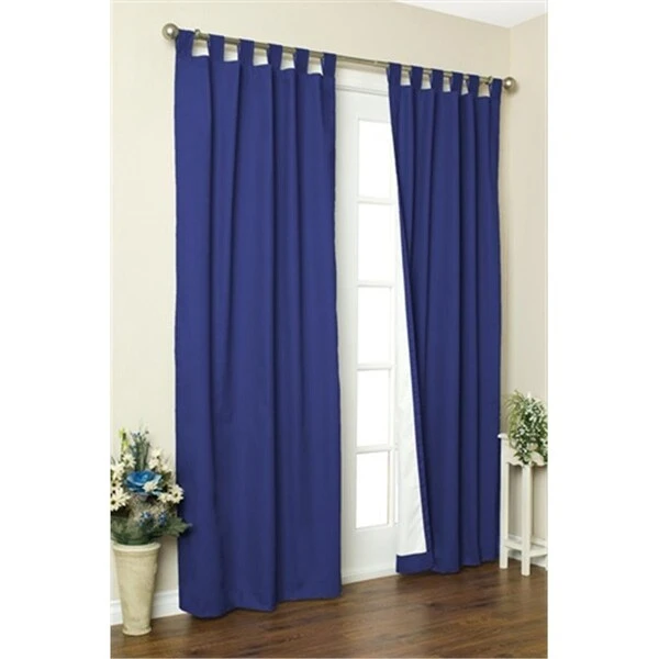 Thermalogic Insulated Solid Color Tab Top Curtain Pairs 95 In., Navy 1 Thermalogic Insulated Solid Color Tab Top Curtain Pairs 95 In., Navy