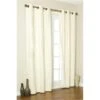 Thermalogic Insulated Solid Color Grommet Top Curtain Panel Pairs 72 In., Natural
