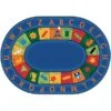 Carpets For Kids 9508 Bilingual Circletime 8.25 Ft. X 11.67 Ft. Oval Rug